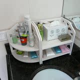 洗手台整理架迷你杂物架浴室化妆品置物架桌面卫浴用品防水收纳架