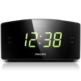 Philips/飞利浦 aj3400大屏幕床头时钟闹钟收音机双钟控数码调谐
