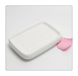 冲冠两个包邮现代创意简约纯白哑光陶瓷肥皂香皂碟肥皂香皂盒