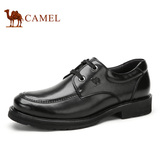 Camel/骆驼男鞋 夏季男士商务休闲皮鞋 系带皮鞋 男士皮鞋子