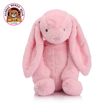 柏文熊可爱毛绒玩具兔子长耳邦尼兔抱枕生日礼物白兔布娃娃女礼物