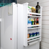瑞美特冰箱挂调味品收纳架 创意冰箱侧挂架特价厨房置物架 角架木