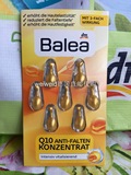 新到现货！德国Balea芭乐雅Q10荷荷巴油抗皱紧致精华素胶囊