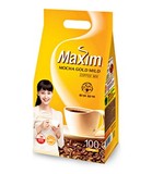 韩国进口maxim麦馨摩卡味咖啡 速溶即饮三合一100条袋装1200g