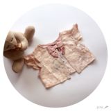Lucia Baby 童装女童 夏季新款 外贸原单蕾丝镂空纯棉披肩  马甲