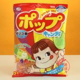 日本不二家棒棒糖包邮水果味宝宝护齿儿童棒棒糖21支正品进口零食