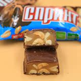 俄罗斯糖果进口巧克力花生夹心士力架散装零食250克 四份包邮