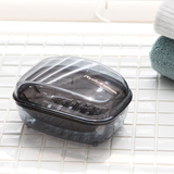 韩国进口 带盖沥水皂盒 简约可沥水香皂盒 精油皂皂盒 大号款