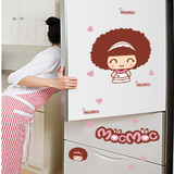 包邮 超级可爱的摩丝娃娃贴 韩国卡通风格墙贴纸 冰箱贴防水车贴