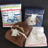 外贸出口美国非代购 婴儿宝宝儿童抱被 抱毯盖毯空调毯童毯送礼