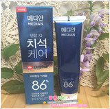韩国代购  爱茉莉麦迪安86%牙膏 美白去渍 去除祛除牙结石牙垢 蓝