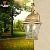 东恒美全铜户外壁灯欧式复古庭院灯具别墅花园景观灯饰门头装饰灯