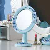 好心艺 欧式台式化妆镜简约创意台面镜便携时尚可爱公主梳妆镜子