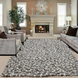 新西兰进口手工羊毛地毯 欧式简约卧室客厅茶几 设计师鹅卵石地毯