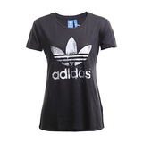 正品 adidas阿迪三叶草2016年新款女子运动短袖T恤AJ8951 AJ8950