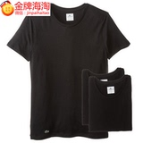 【代购】Lacoste Essentials 男款Supima棉 圆领T恤 3件装 三色