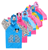 批发外贸儿童雨衣男童女套装宝宝幼儿园韩国学生带书包位雨披厚