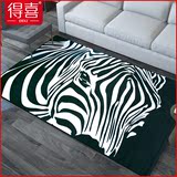 美式地毯 客厅沙发茶几满铺长方形地毯现代简约卧室床边毯