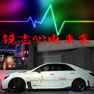 锐志 新锐志 凯美瑞车身贴彩条彩贴运动腰线汽车贴纸拉花 高清图片