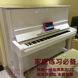 韩国二手钢琴英昌U3黑白色钢琴音色好初学必备全国联保买一送六