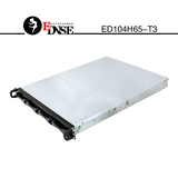 EDNSE 登世ED104H65 1U 热插拔服务器机箱 分段式 4盘位 深度65cm