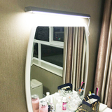 生间厕所镜灯书桌阅读护眼灯带开关带插头LED免打孔可粘镜前灯卫