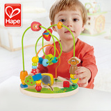 德国Hape森林游乐园 儿童益智智力创意绕珠串珠婴儿玩具生日礼物