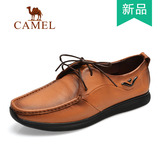 Camel/骆驼男鞋2016春季新款系带休闲鞋男士真皮牛皮鞋A261266224