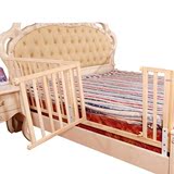 床护栏床围栏儿童1.8米婴儿防护栏1.5米大床挡板护栏实木 游戏床