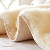冬季纯羊毛床垫 单/双人保暖加厚床褥子可折叠软垫被1.5 1.8m米床