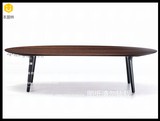 本居林北欧简约北美黑胡桃木实木餐桌定制实木餐桌橡木餐桌定做