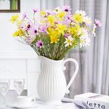 白色花壶花瓶创意陶瓷家居装饰现代简约欧式客厅桌面插花花器摆件