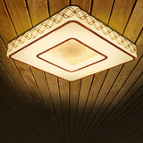 圆形吸顶灯led卧室灯 八角方形大气大厅灯现代简约餐厅创意灯具