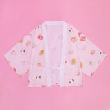 【AA】和果子系列主题印花日式浴衣夏日罩衫外套 软妹防晒衫