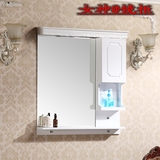 简欧式储物收纳柜卫生间浴室柜卫浴置物PVC镜柜镜箱组合带灯镜子