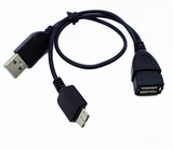 包邮 三星Note3 专用Micro USB3.0 OTG数据线带供电口接移动硬盘