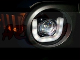 台湾秀山丰田FJ酷路泽大灯 07-14款双光透镜 U型导光天使眼前车灯