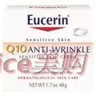 美国代购！Eucerin优色林 辅酶Q10抗皱面霜48g 敏感护肤 补水保湿