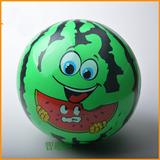 儿童充气玩具批发拍拍球印花笑脸卡通西瓜球充气球类特价量大包邮