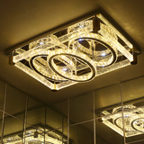 气泡柱水晶灯 现代简约LED吸顶灯长方形客厅灯大气卧室灯餐厅灯具