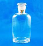 奇思妙想 白细口瓶 250ml、白小口瓶、透明试剂瓶 磨砂口玻璃瓶