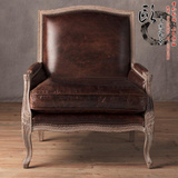 特价法式简欧高档单人沙发椅外贸出口美式欧式会所专用高档沙发椅