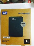 西部数据WDElements新元素2.5寸USB3.0 移动硬盘1T WDBUZG0010BBK