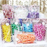 韩国进口手工七彩虹糖果千纸鹤糖可爱水果硬糖零食生日礼物盒袋装