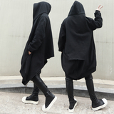 [转卖]NANA暗黑系多穿设计抓绒加厚保暖卫衣外套女装冬季长