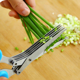 葱花剪 保密碎纸剪刀 多层不锈钢厨房剪 宝宝碎食剪刀 紫菜寿司剪