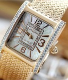 melissa玛丽莎品牌手表正品女表奢华水晶表时尚装饰手表钻表方形