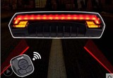 X5智能自行车尾灯 山地车尾灯 遥控转向灯激光尾灯LED警示灯 装备