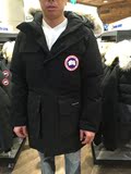 加拿大代购直邮Canada goose加拿大鹅男款中长版羽绒服