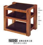 爵士机架实木音响家具至尊石板单三层ZSD3音箱机柜功放架hifi器材